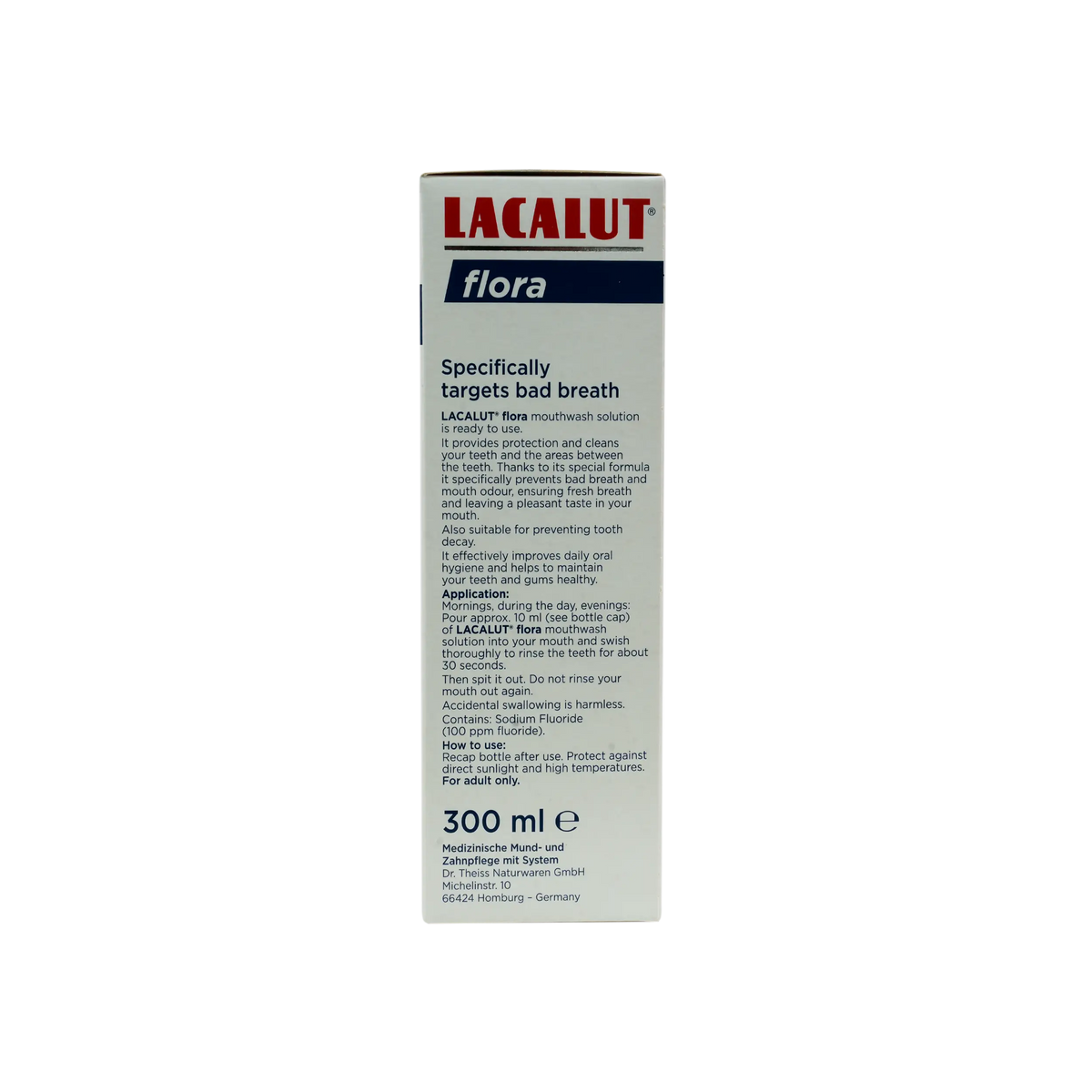41754-Lacalut Flora Mouthwash 300ml +1