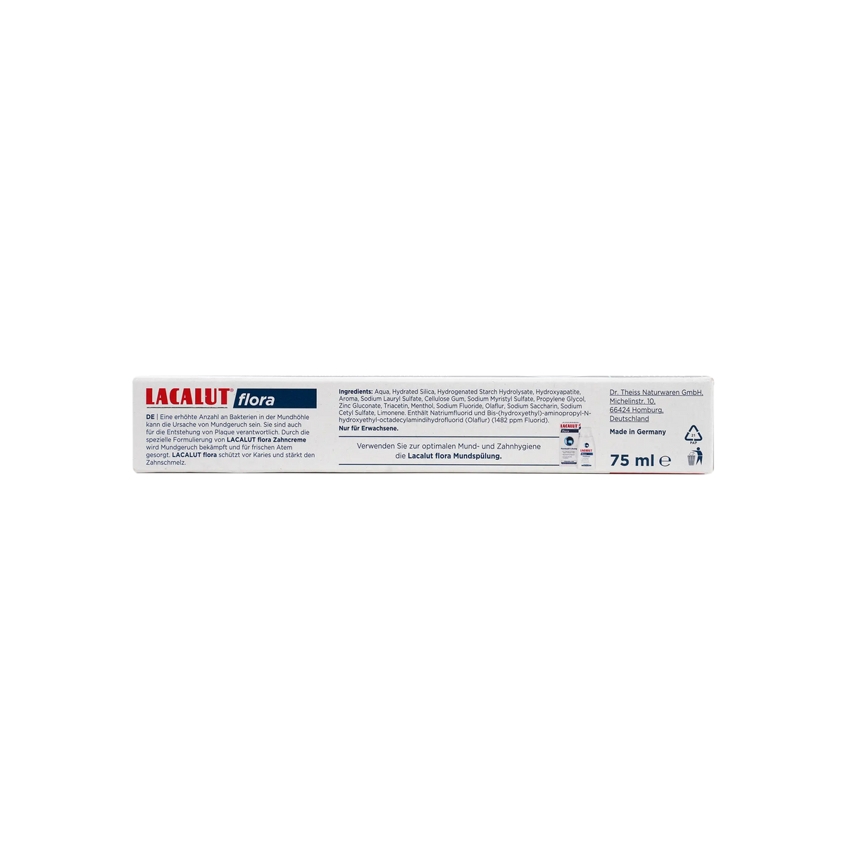 41755-Lacalut Flora Toothpaste 75ml +1