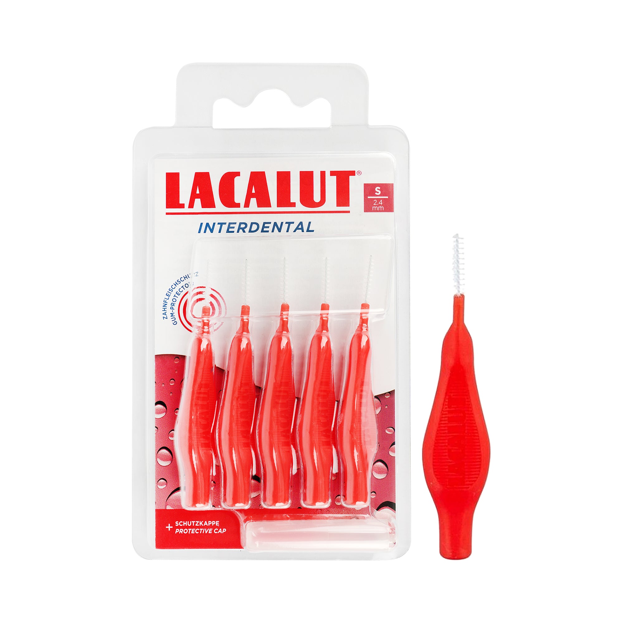 41756-Lacalut Interdental Brush Red 2.4mm -S +2
