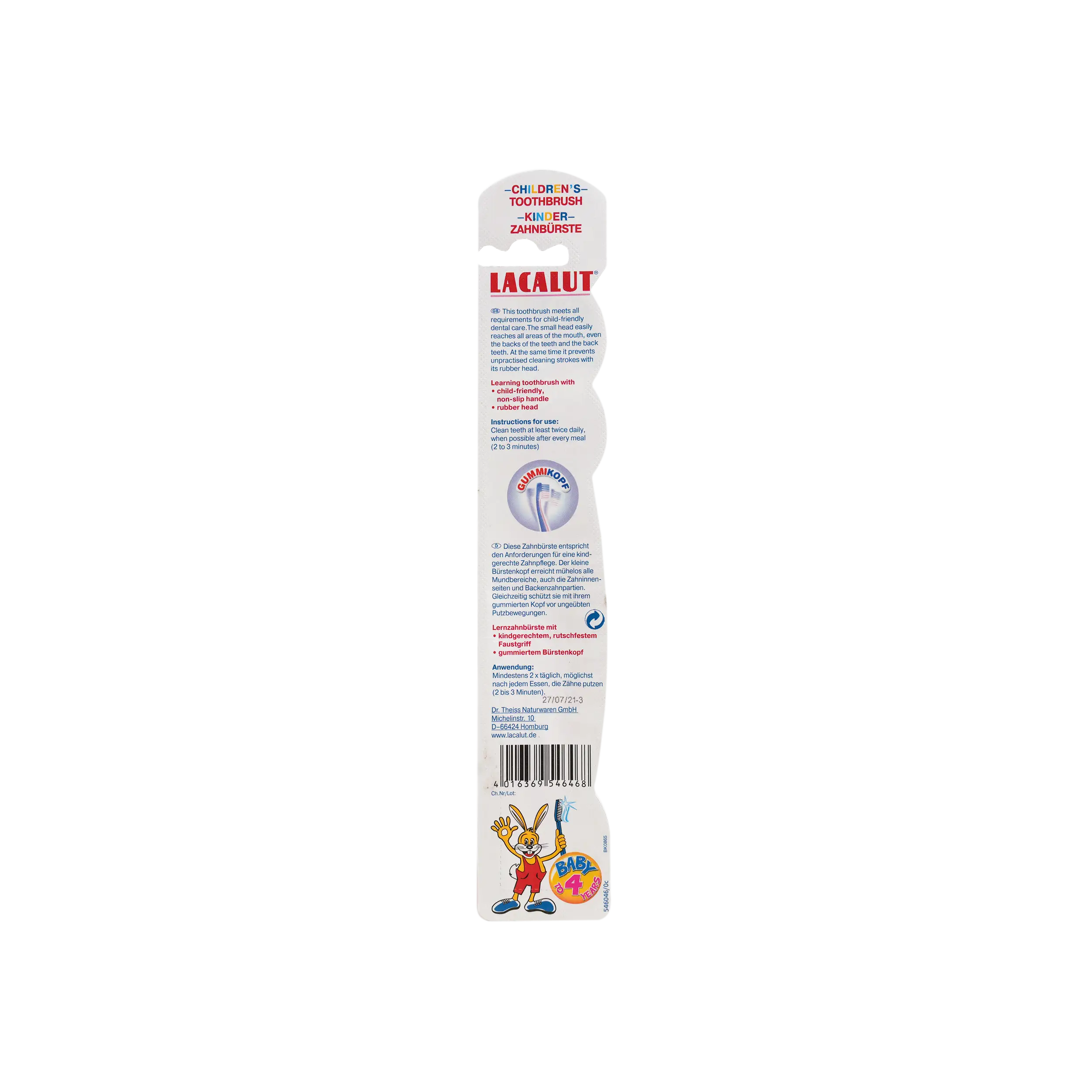 Lacalut Kids Toothbrush Baby-4yrs
