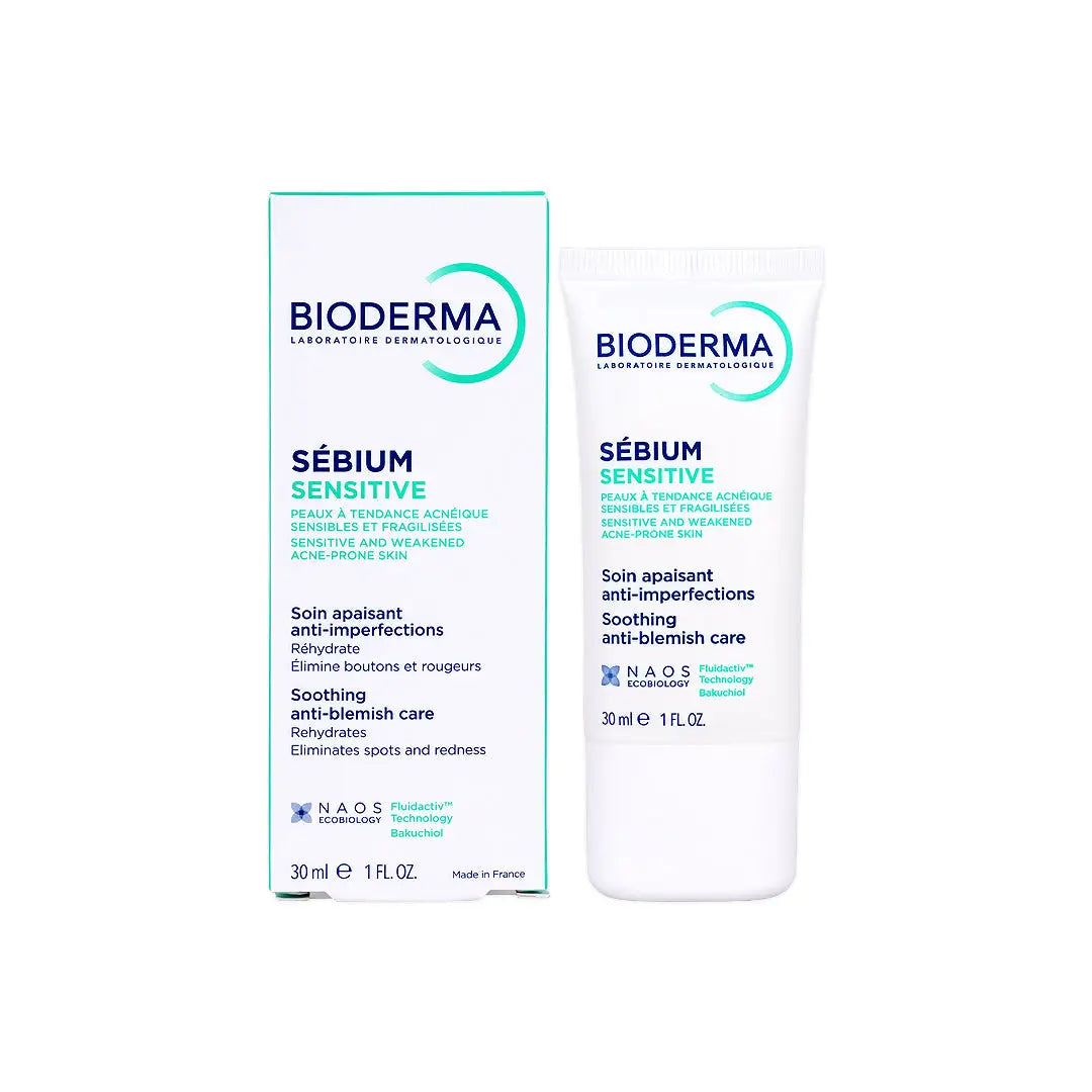 41822-Bioderma Sebium Sensitive Acne Treatment 30Ml +1