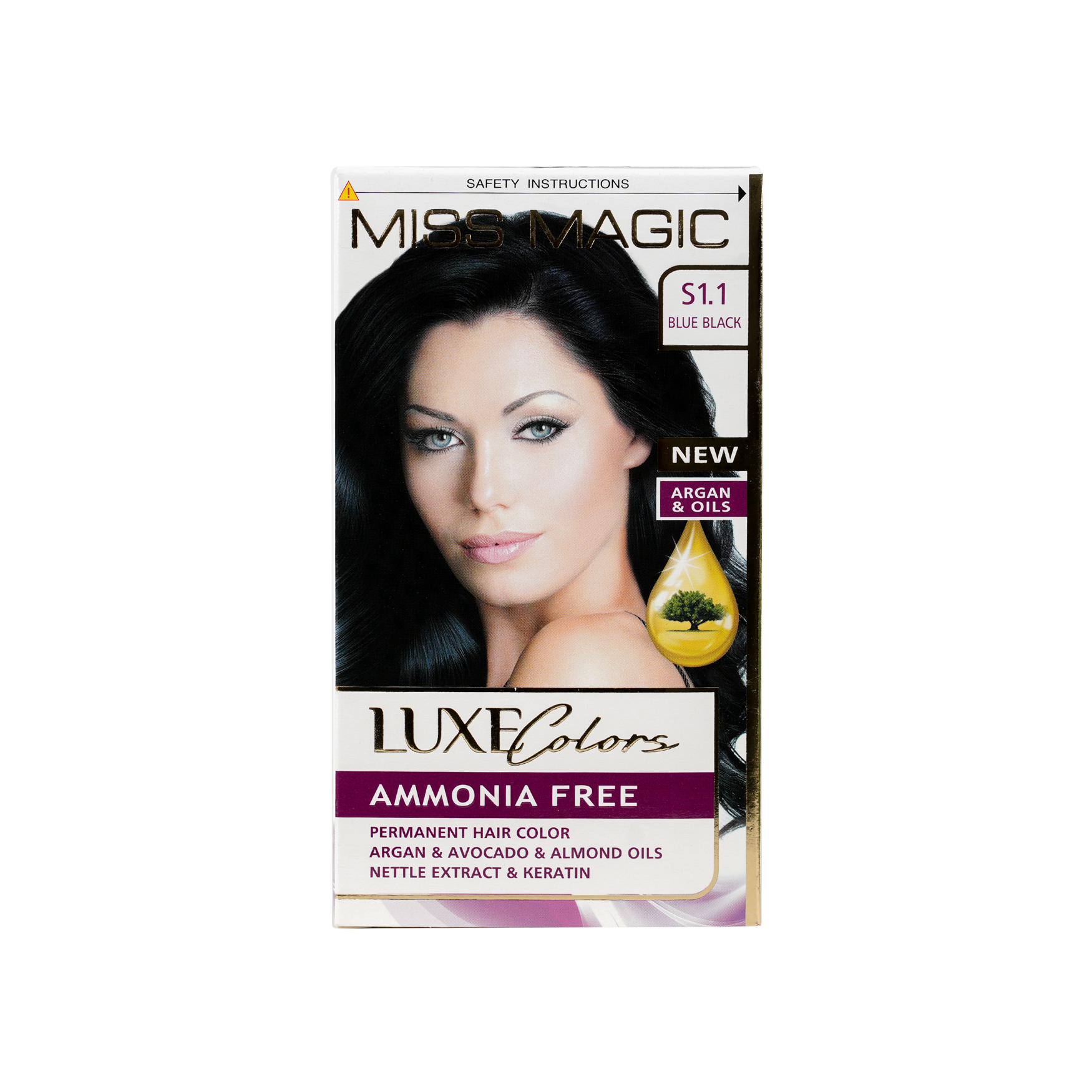 Luxe Hair Color Miss Magic No.1.1 - Blue Black