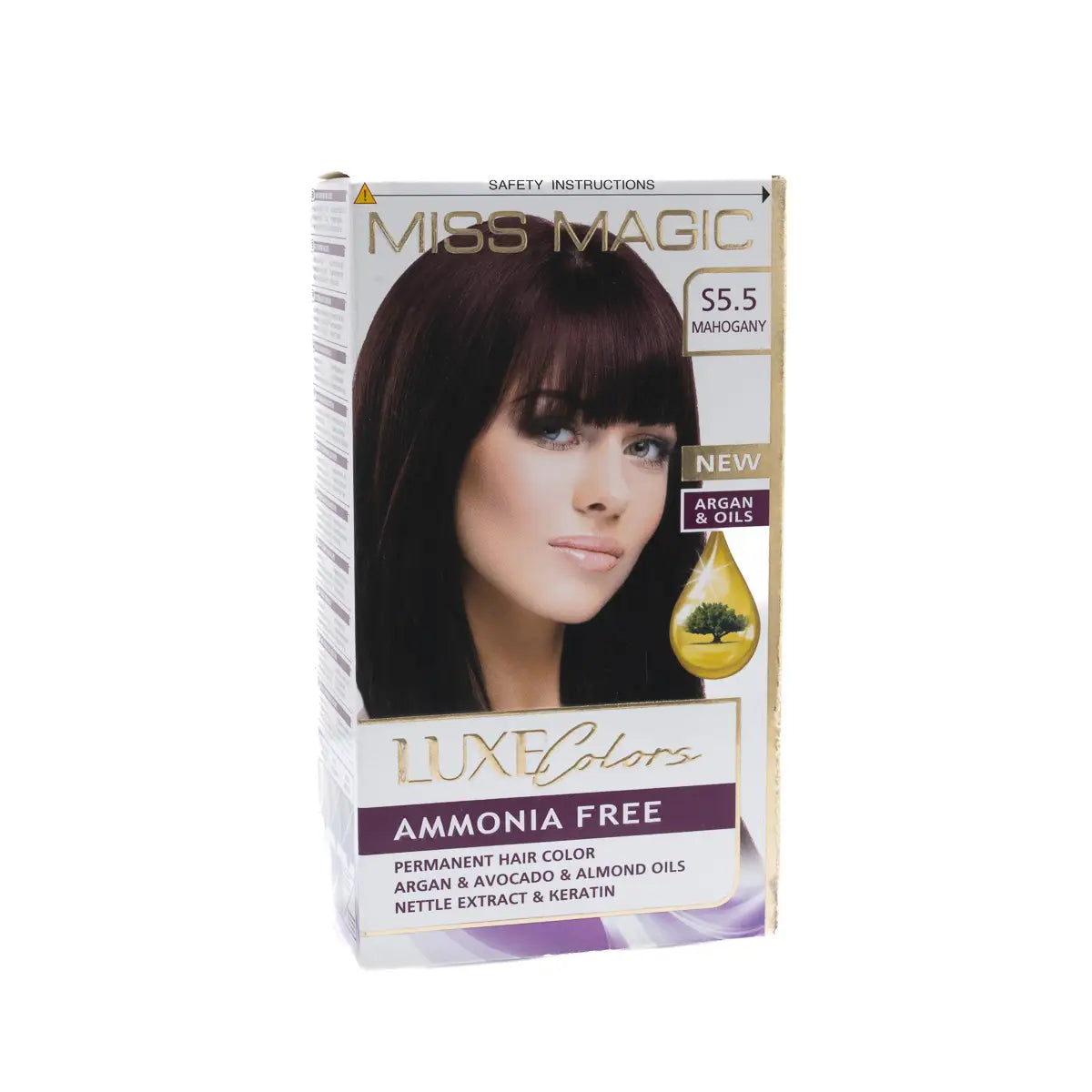 41898-Miss Magic Luxe Hair Color No.5.5 - Mahohany