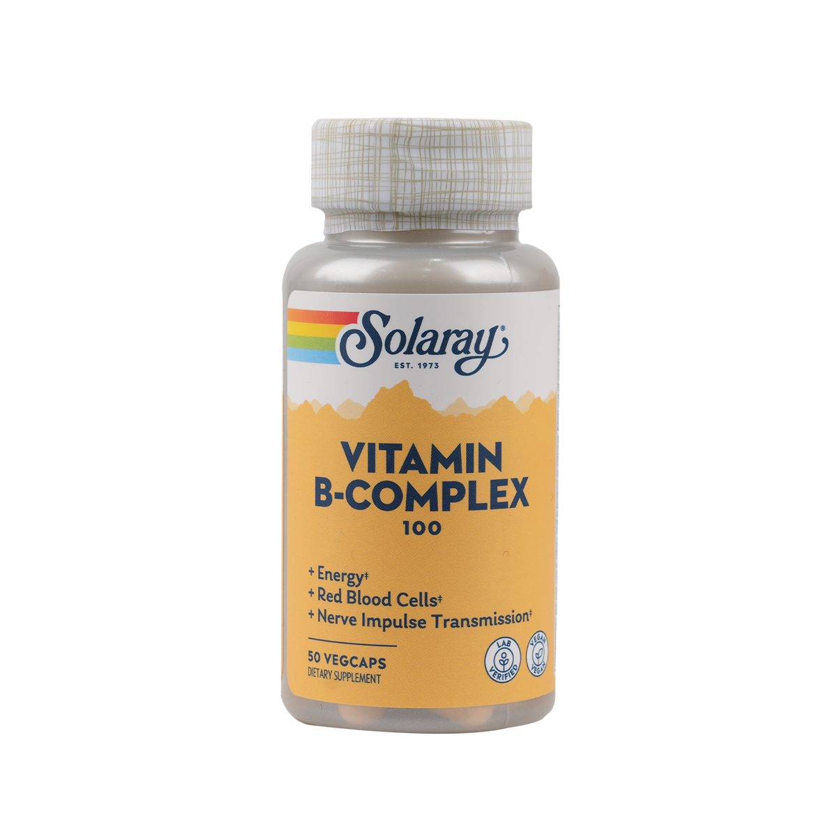 SOLARAY VITAMIN B-COMPLEX 100MG 50 VEGCAPS