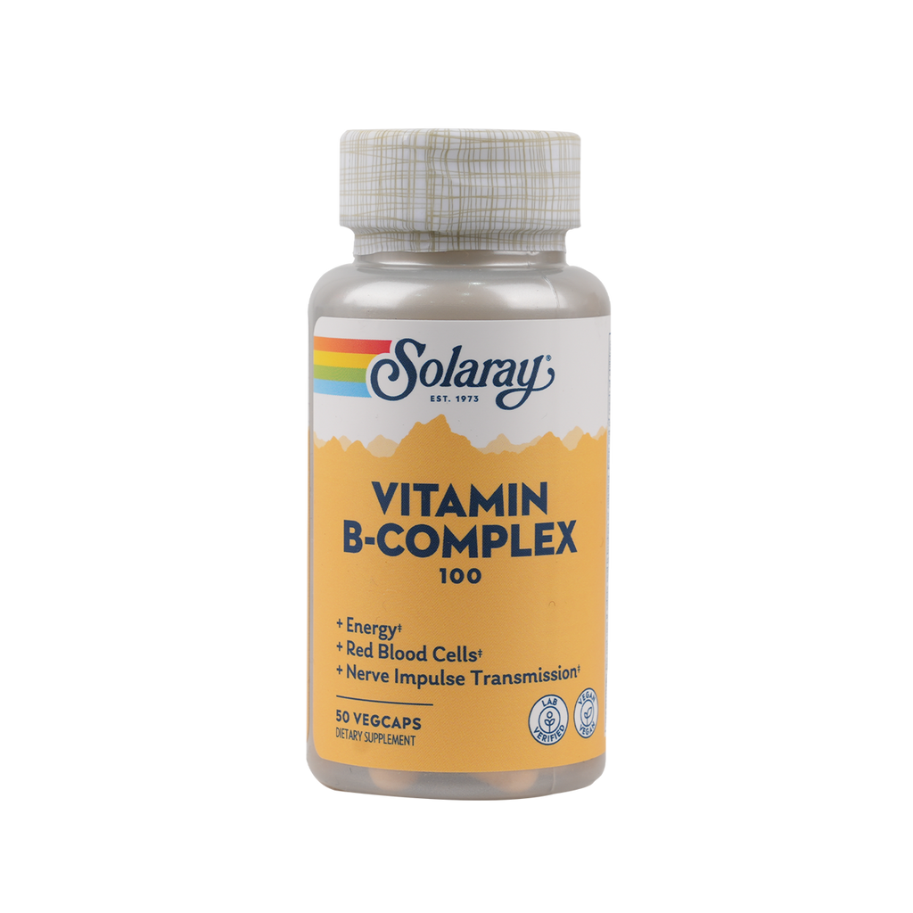 SOLARAY VITAMIN B-COMPLEX 100MG 50 VEGCAPS