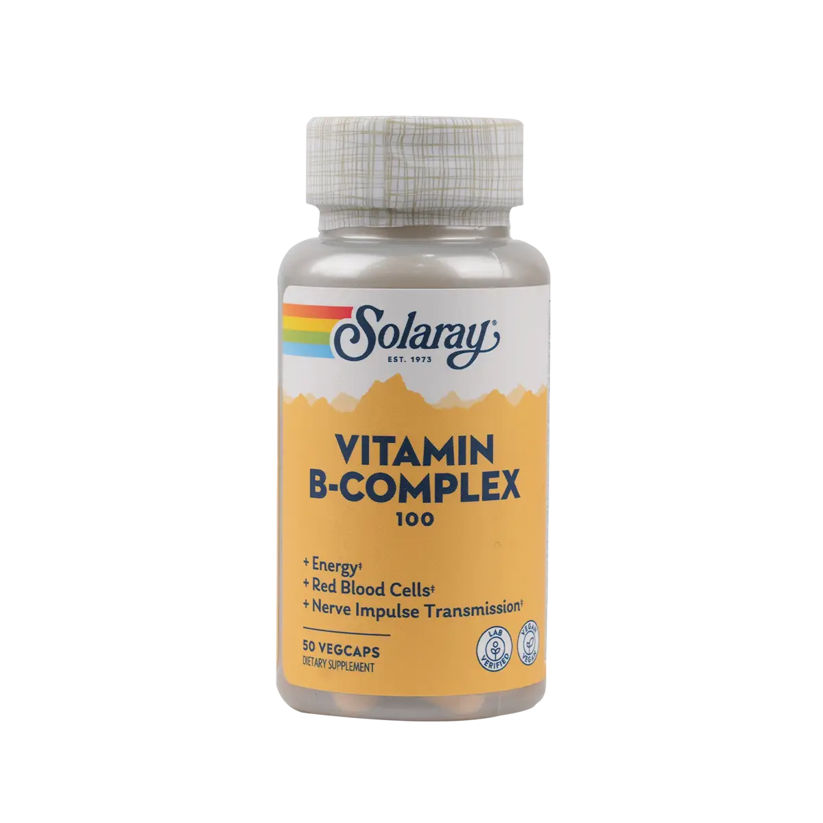 Solaray Vitamin B-Complex 100Mg 50 Vegcaps