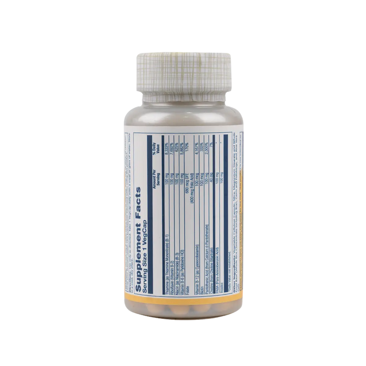 42123-Solaray Vitamin B-Complex 100Mg 50 Vegcaps +1