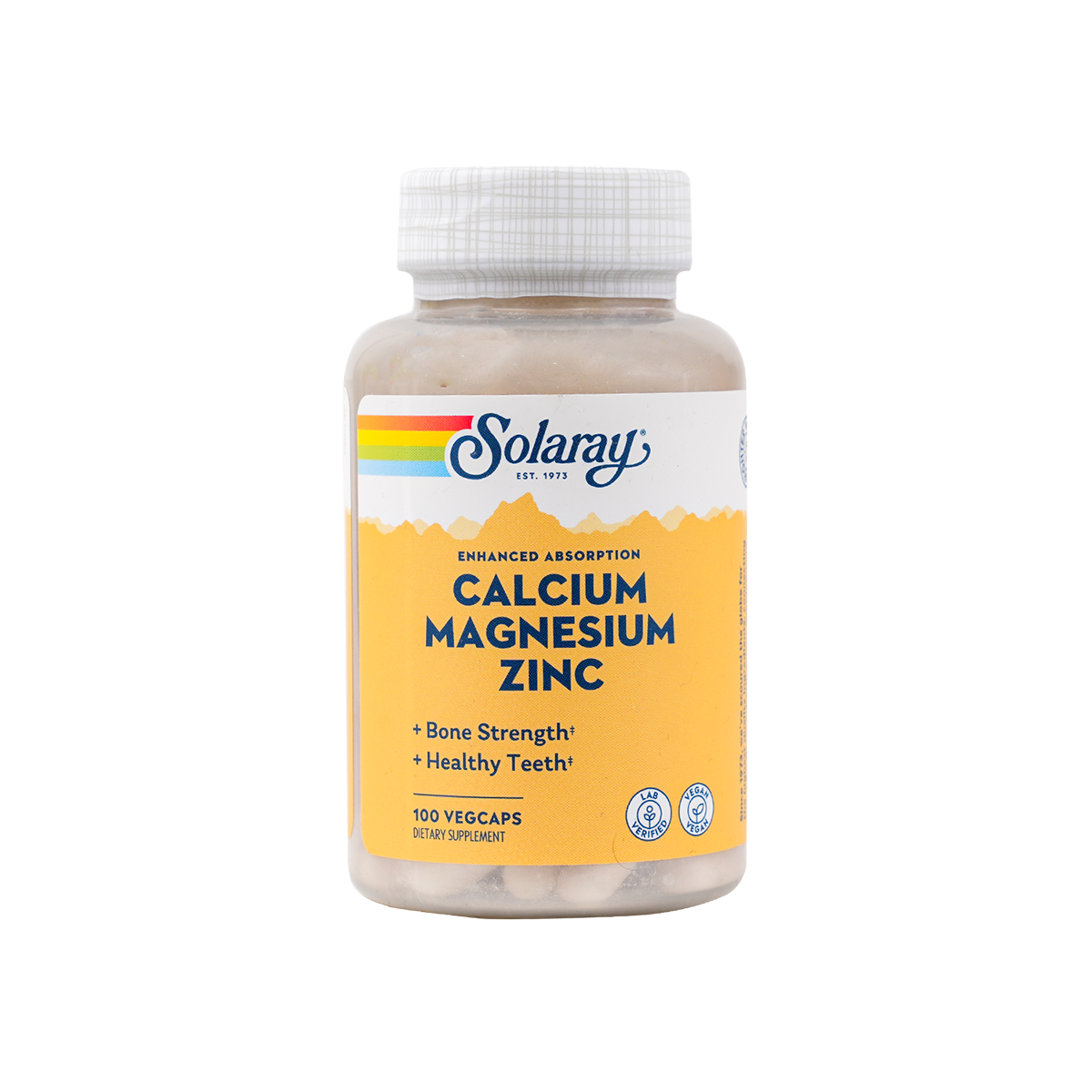 SOLARAY CAL-MAG-ZINC 100 VEGCAPS