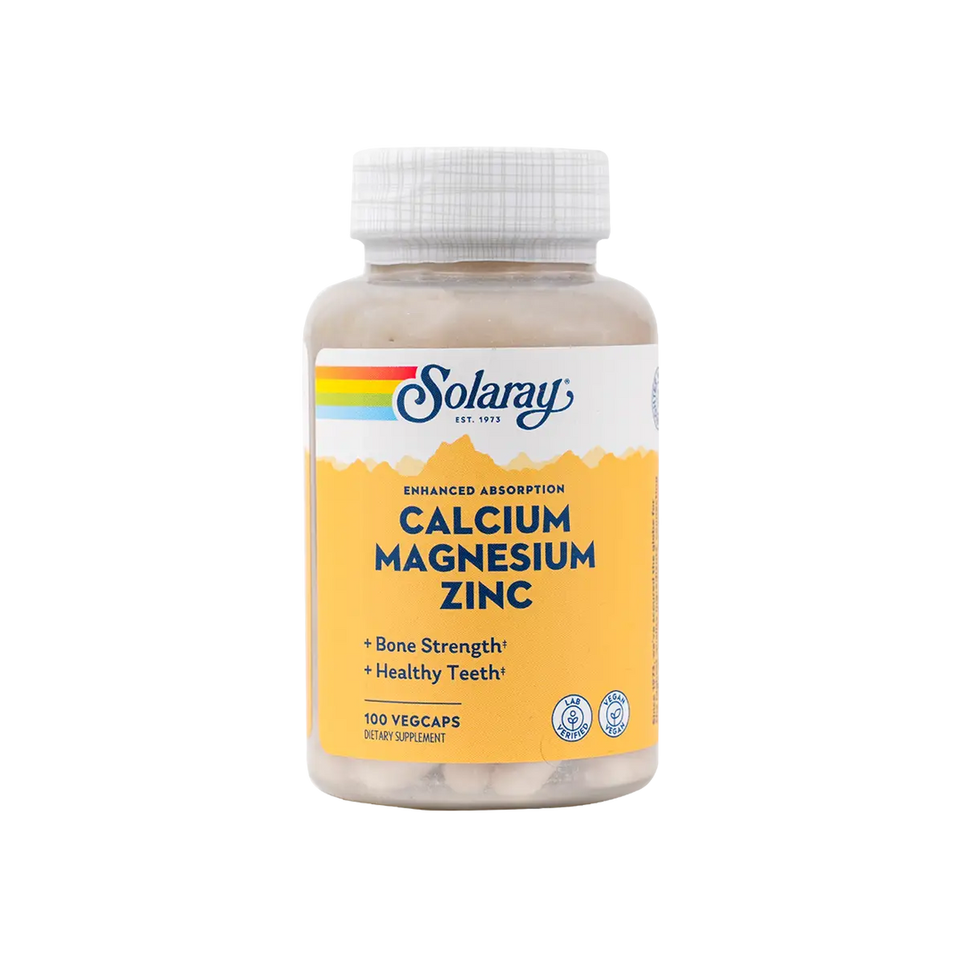 42124-Solaray Cal-Mag-Zinc 100 Vegcaps