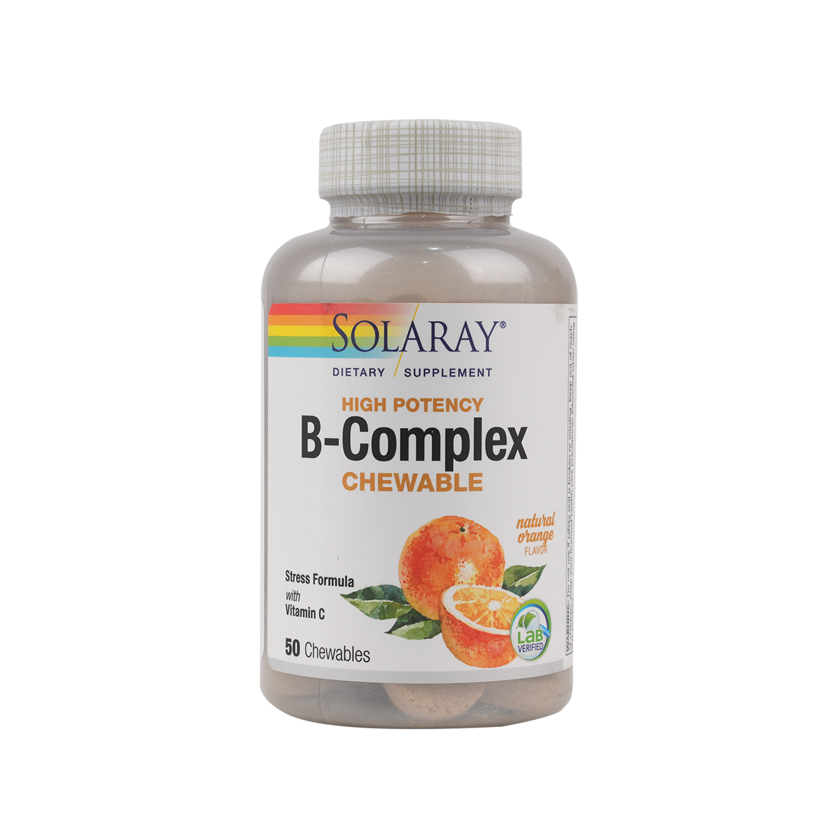 SOLARAY B-COMPLEX 250MG 50 CHEWABLES