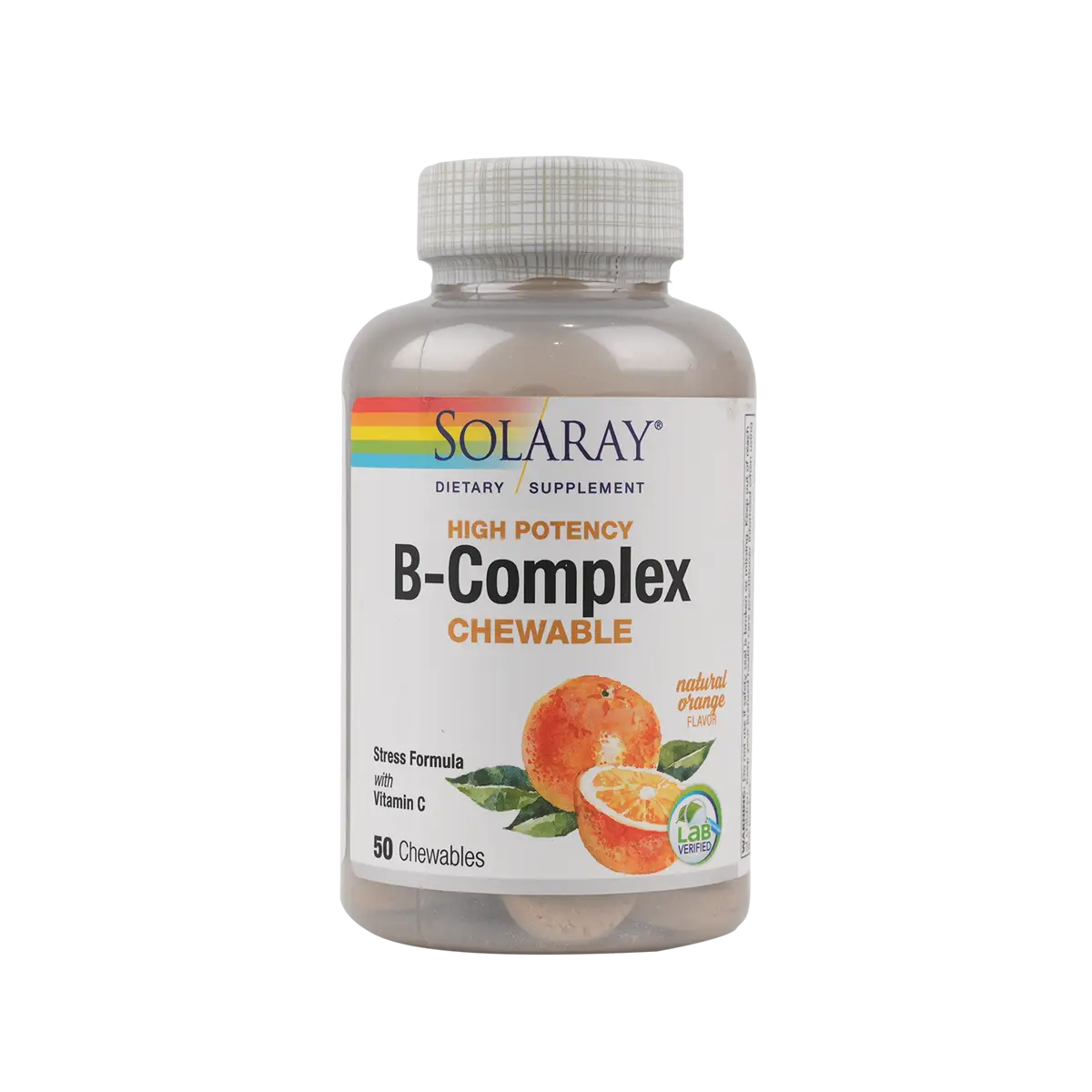 42128-Solaray B-Complex 250Mg 50 Chewables