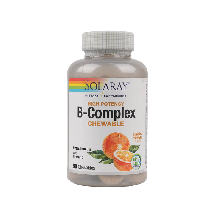 42128-Solaray B-Complex 250Mg 50 Chewables
