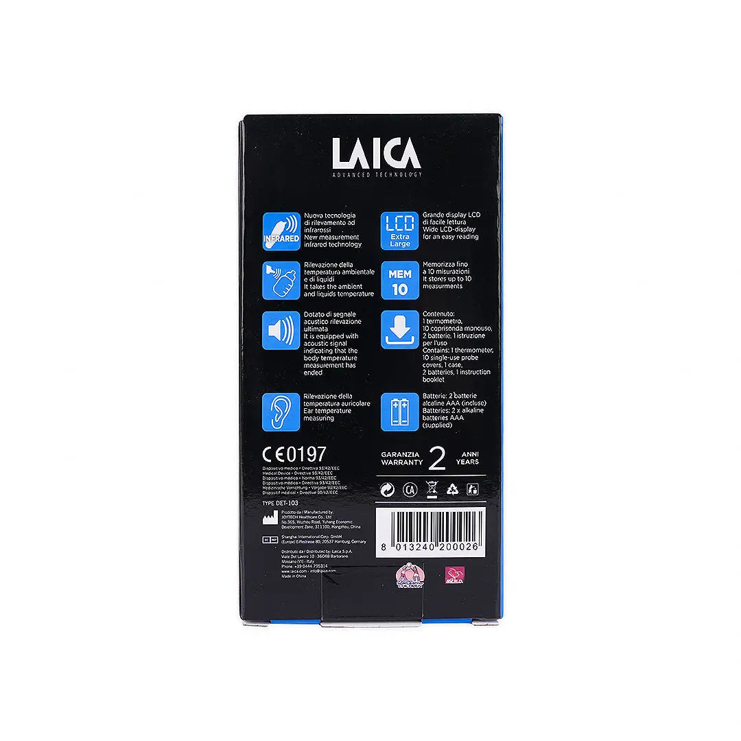 Laica Baby Ear Infrared Thermometer-TH2003
