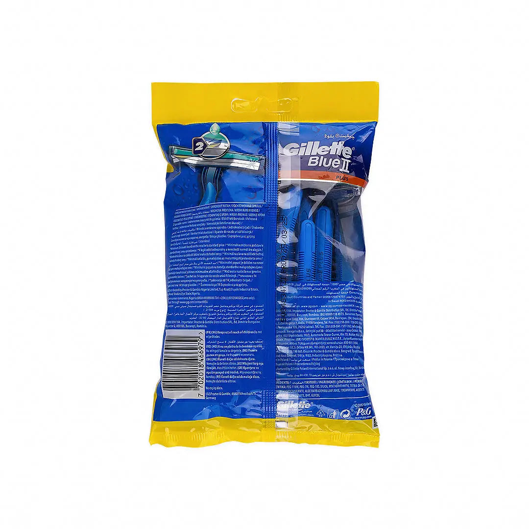 Gillette Blue 2 Plus 10+4Pcs-469965P