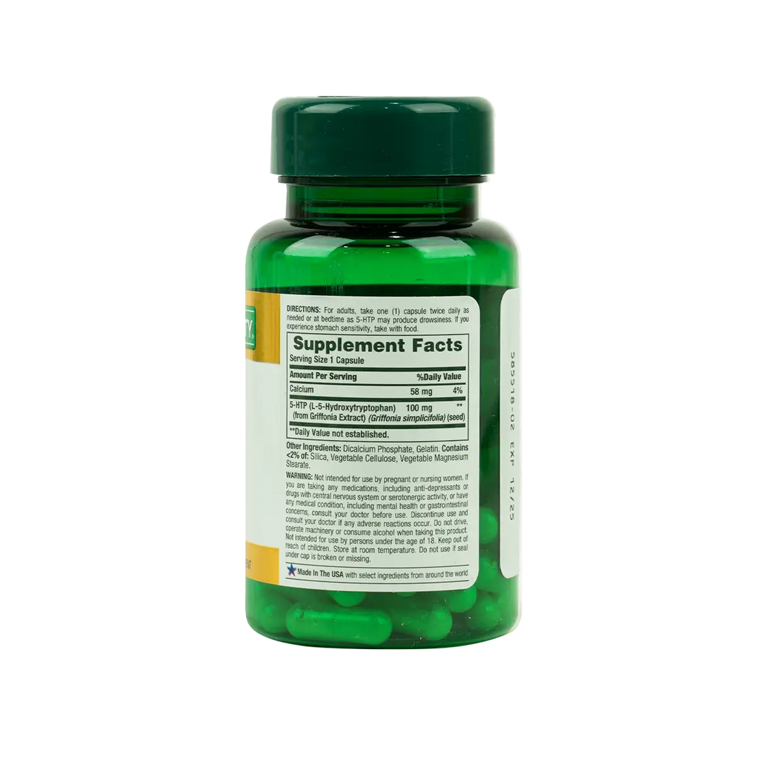 42248-NATURES BOUNTY 5-HTP 100MG 60CAP +1