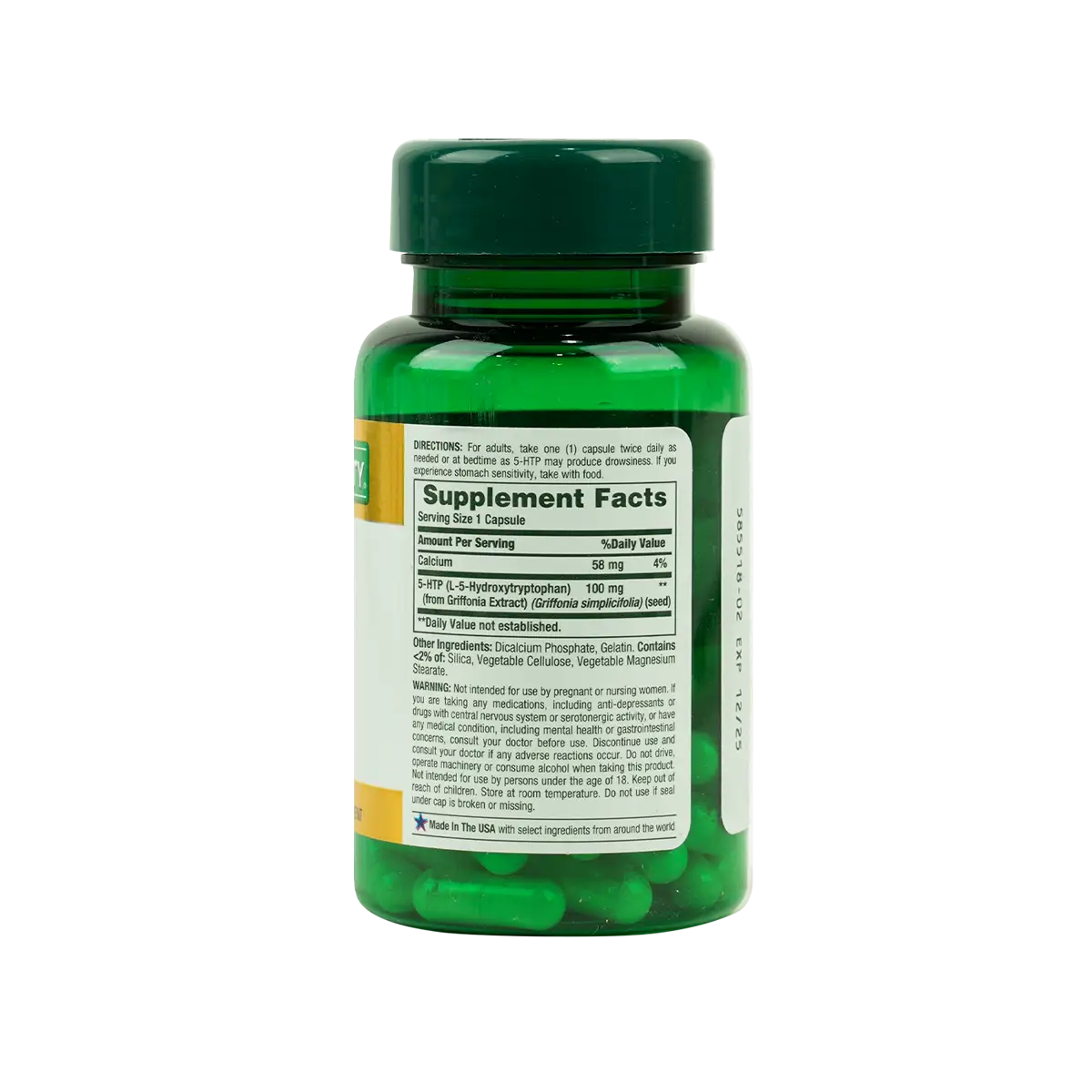 42248-NATURES BOUNTY 5-HTP 100MG 60CAP +1