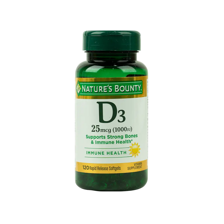 42250-NATURES BOUNTY D3 1000IU 120 SOFT GELS