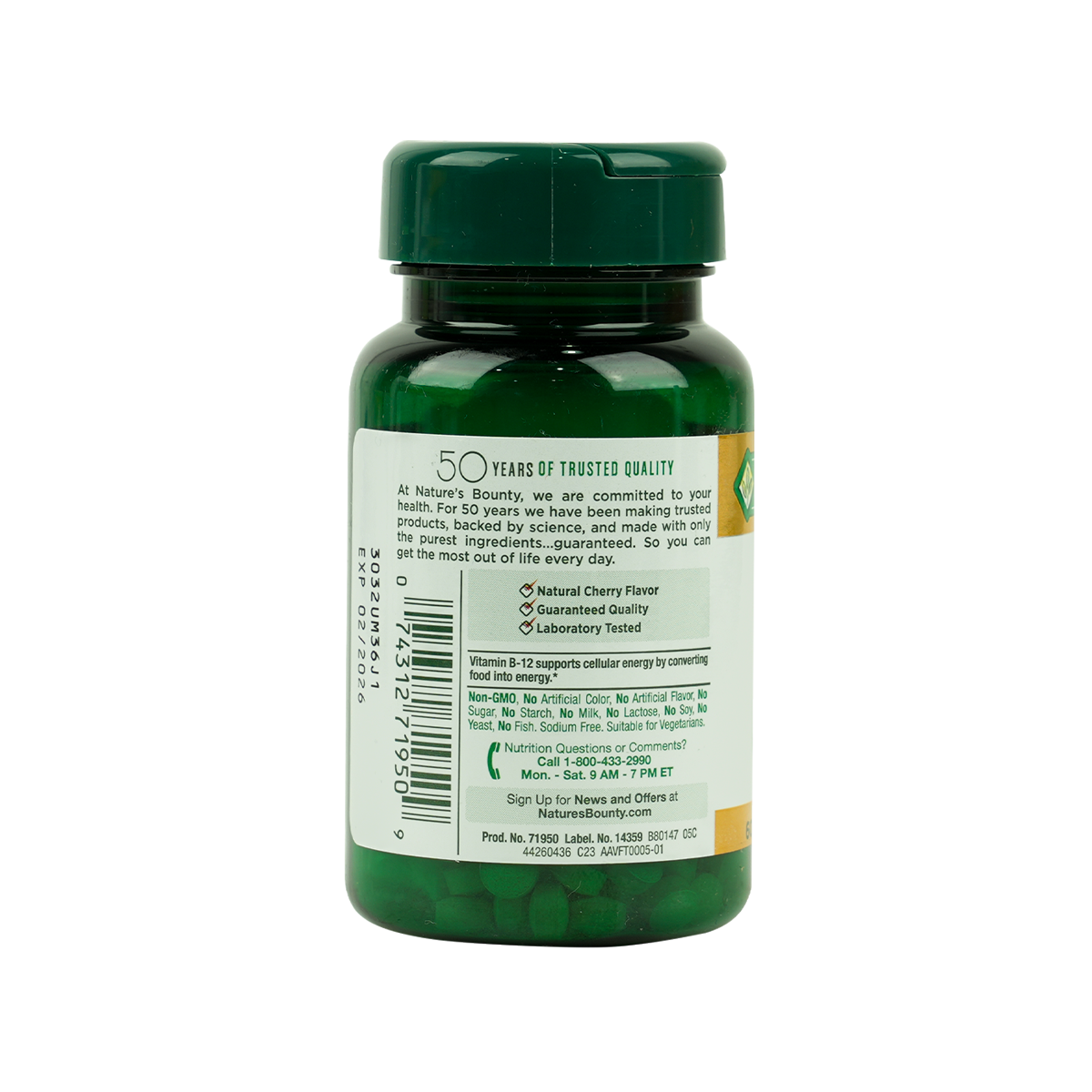 NATURES BOUNTY B-12 1000MCG 60TAB