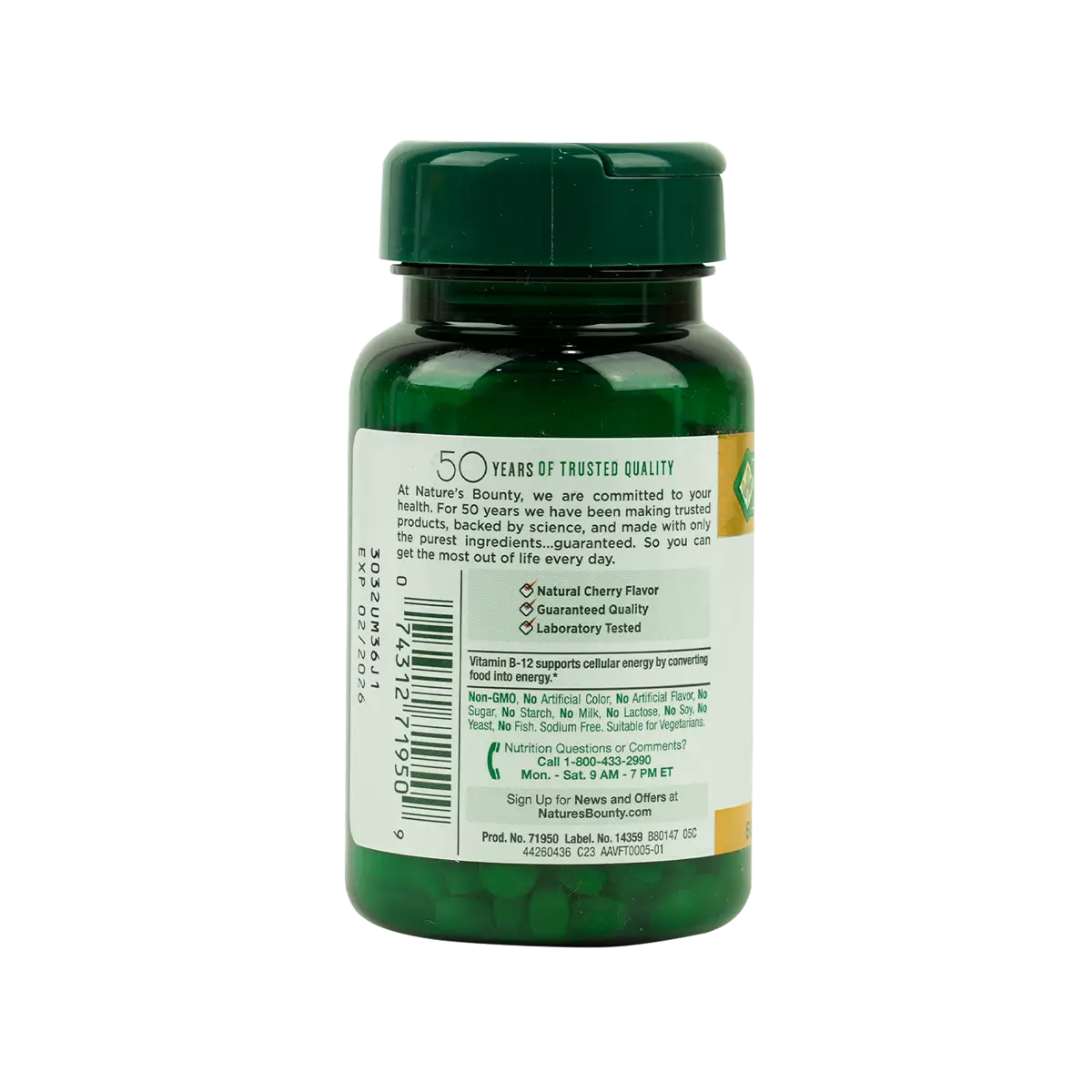 Natures Bounty B-12 1000Mcg 60Tab