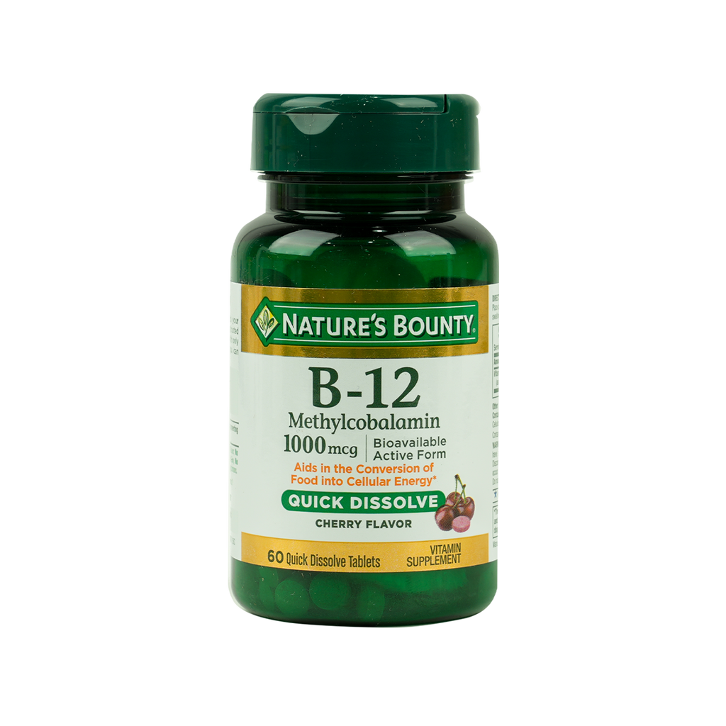 NATURES BOUNTY B-12 1000MCG 60TAB