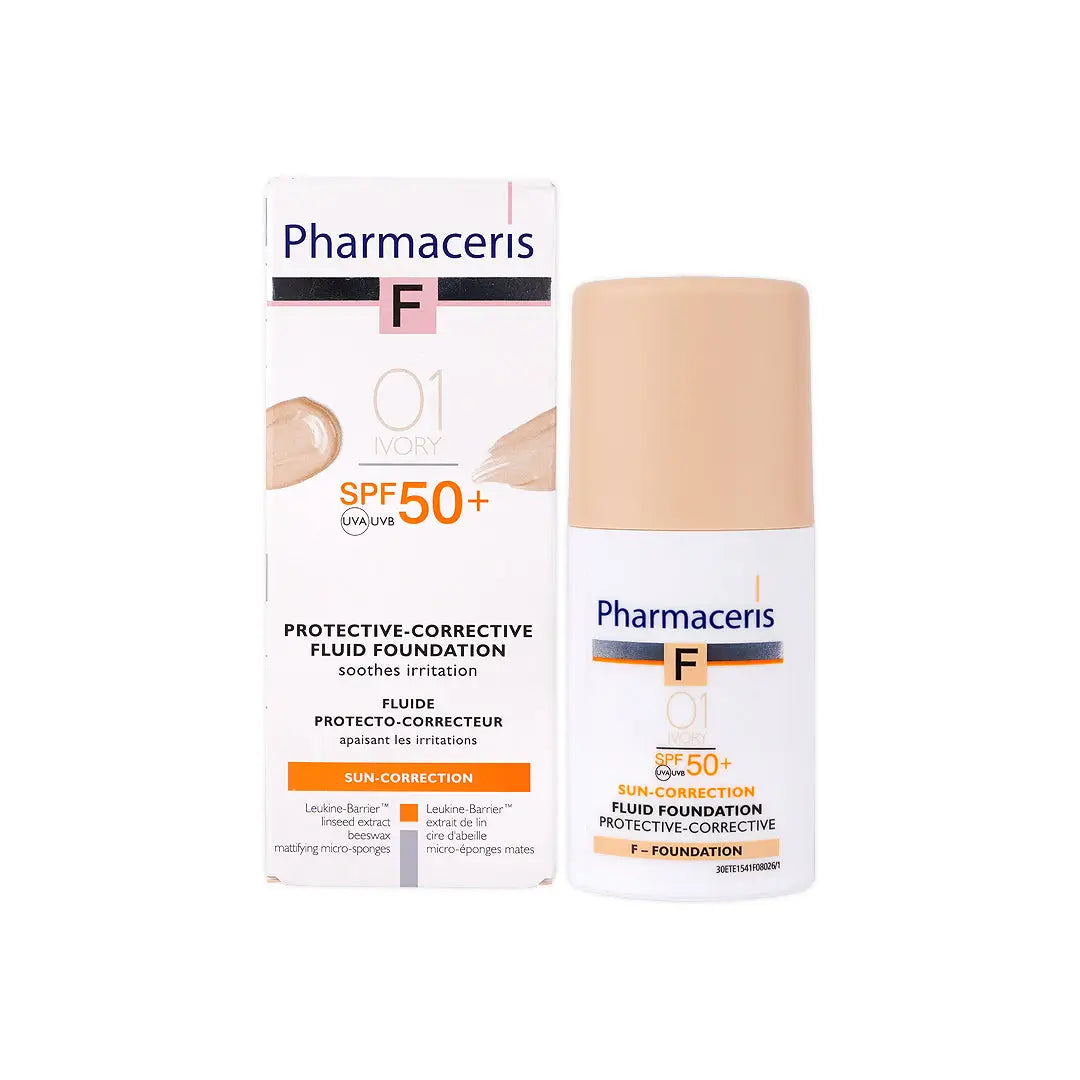 42283-Pharmaceris SPF50 Fulid Foundation Ivory 01 +1