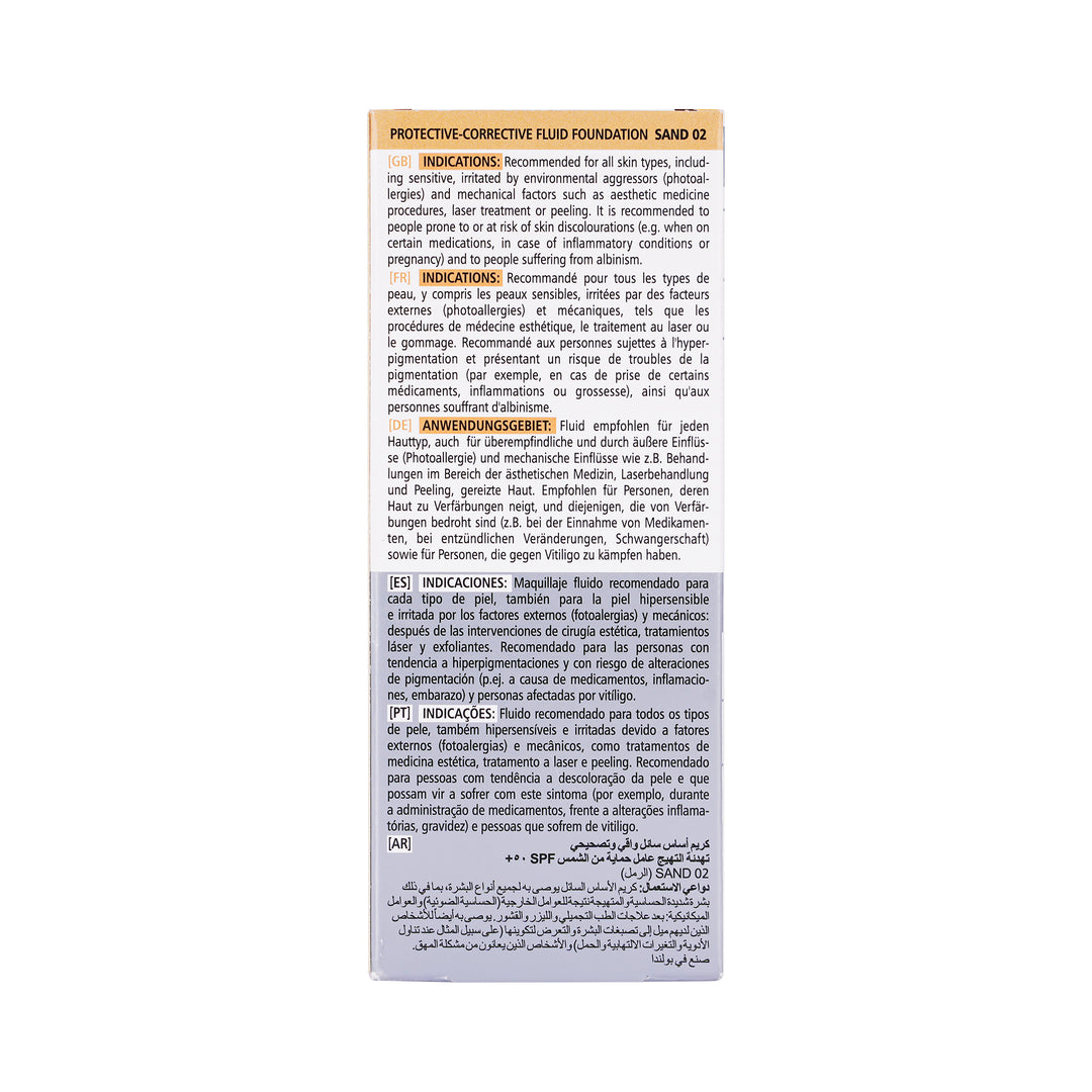 42284-Pharmaceris SPF50 Fulid Foundation Sand 02 +3