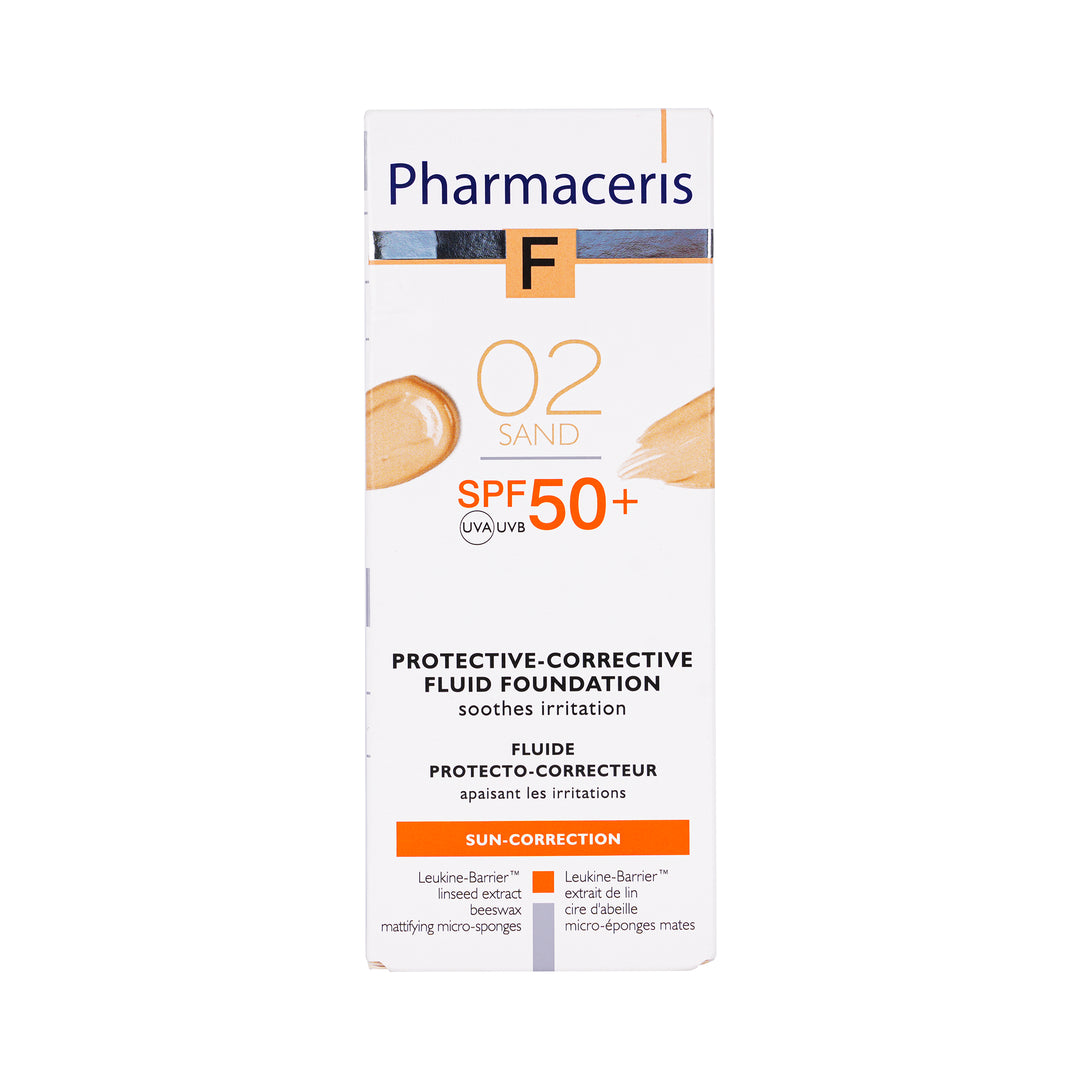 42284-Pharmaceris SPF50 Fulid Foundation Sand 02 +2
