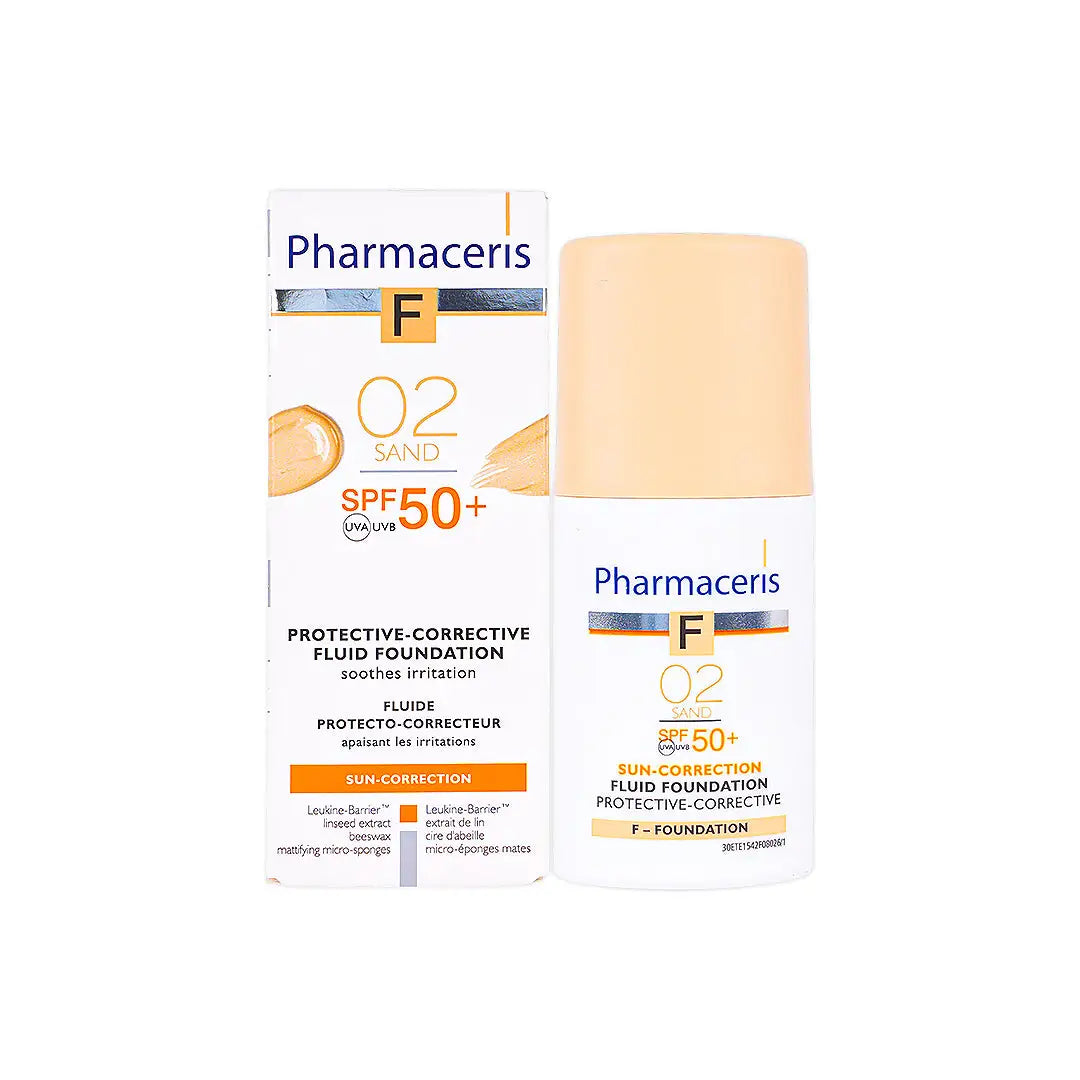 Pharmaceris SPF50 Fulid Foundation Sand 02