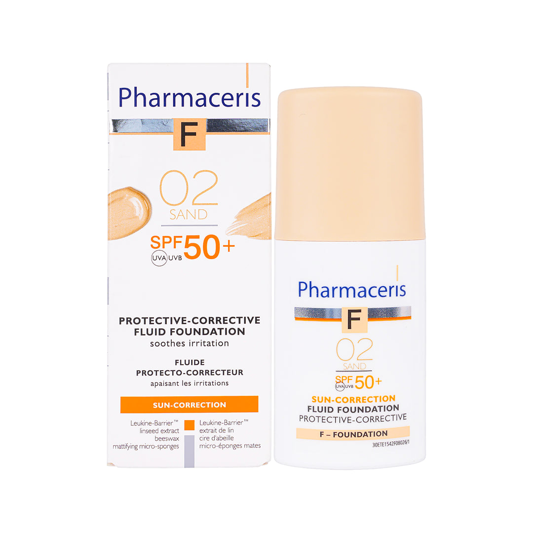 42284-Pharmaceris SPF50 Fulid Foundation Sand 02