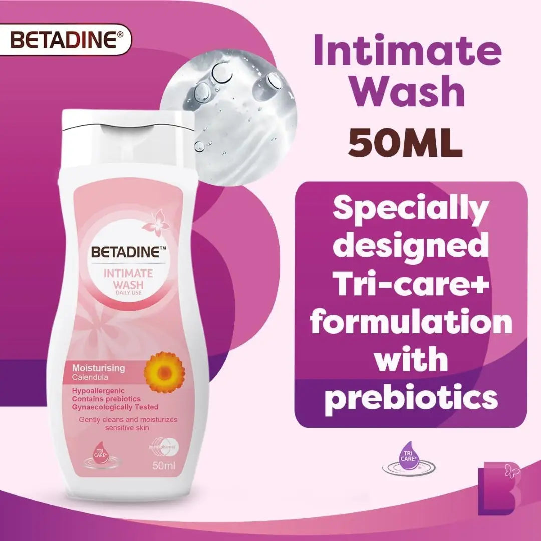 BETADINE INTIMATE WASH CALENDULA 50ML