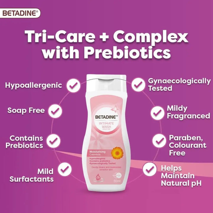 42295-Betadine Intimate Wash Calendula 50Ml +3