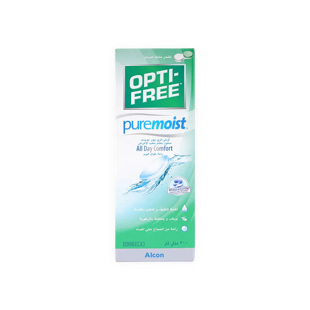 Opti Free Pure Moist Lens Solution 300ml