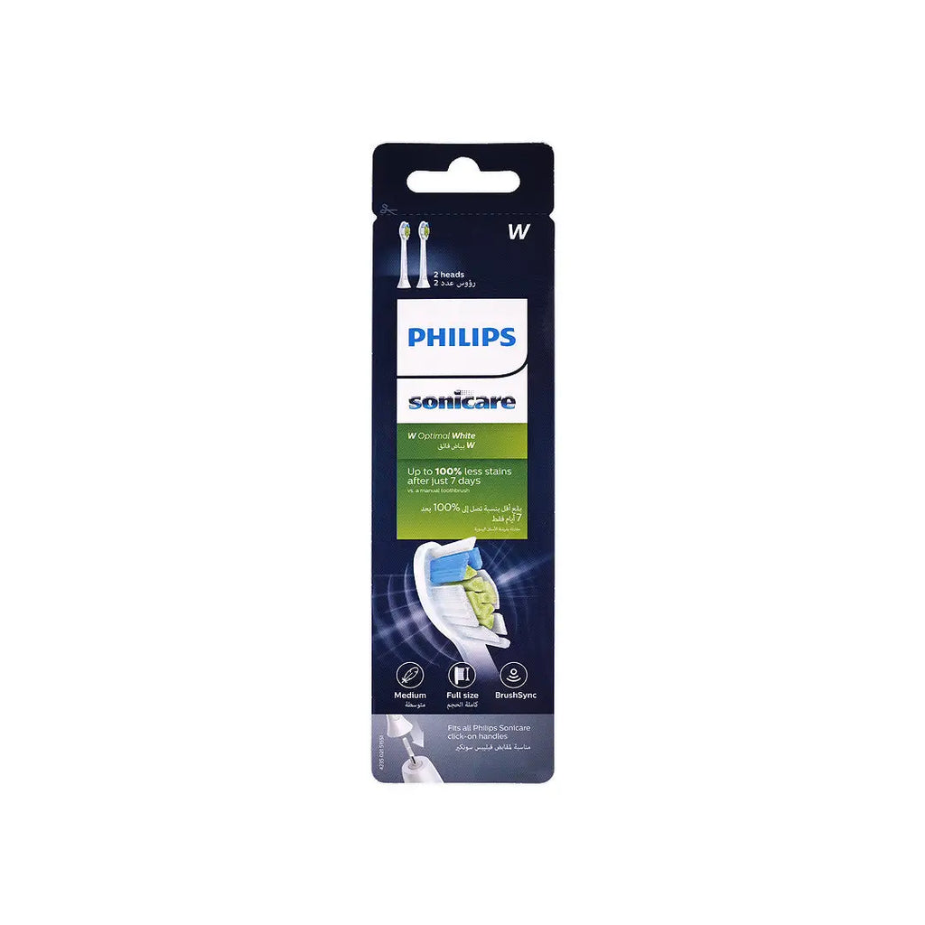 Philips Sonicare W Optimal White 2 Brush Head-HX6062/67 