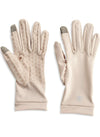 Coolibar Upf50+ Sun Beige Gloves-S