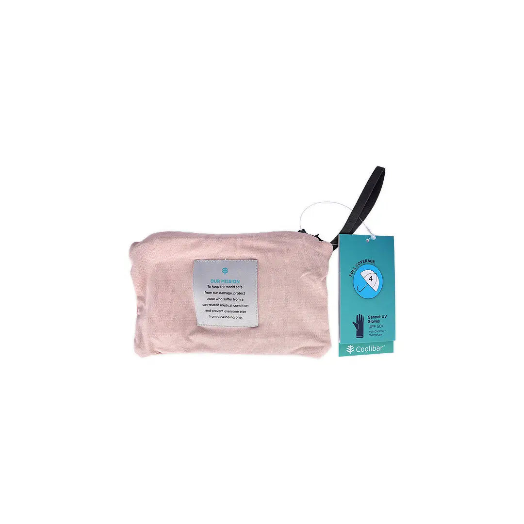 Coolibar UPF50+ Sun Beige Gloves-L