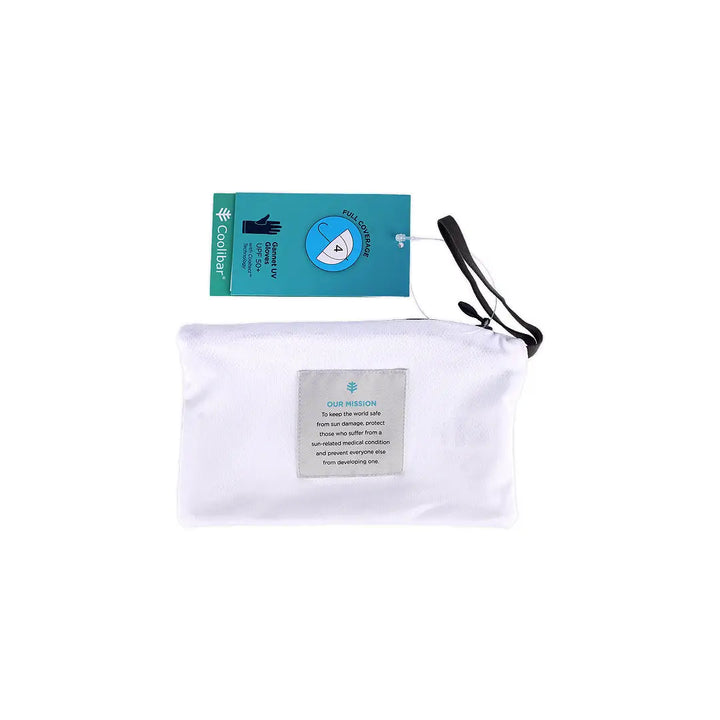 42493-Coolibar UPF50+ Sun White Gloves-L +3
