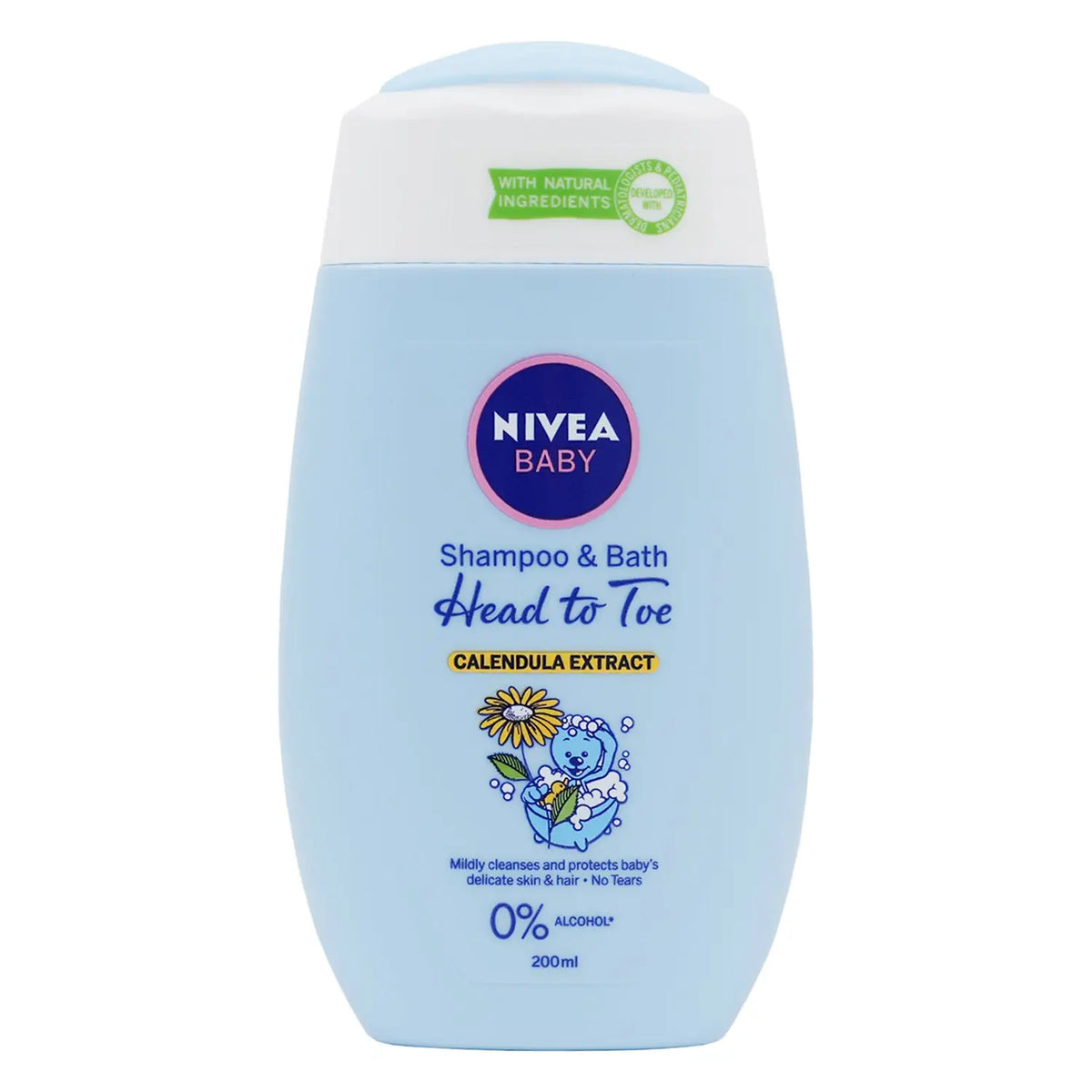 42538-Nivea Baby Shampoo & Bath Calendula Extract 200ml