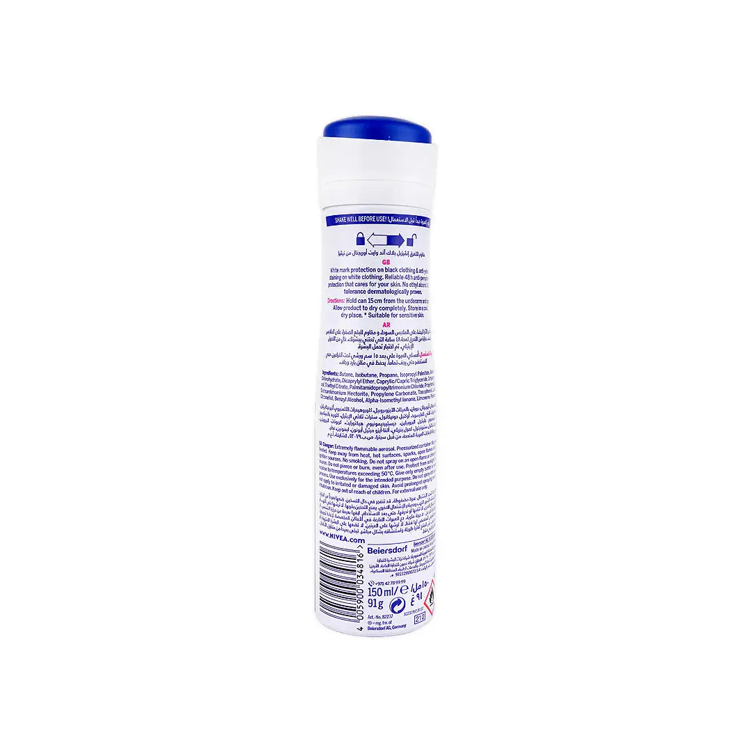 Nivea Invisible B&W 48h Anti-Perspirant Spray (W) 150ml