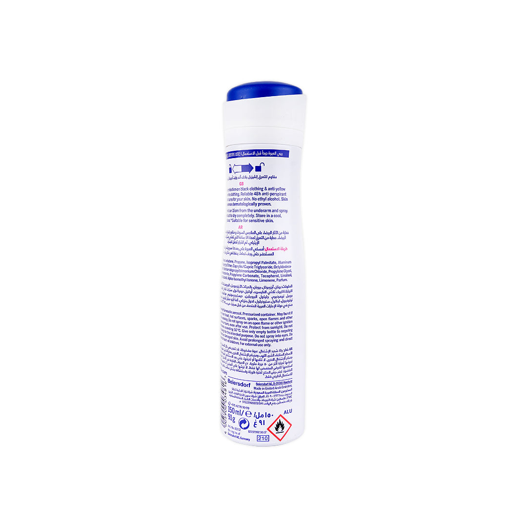 Nivea Invisible B&W 48h Anti-Perspirant Spray (W) 150ml