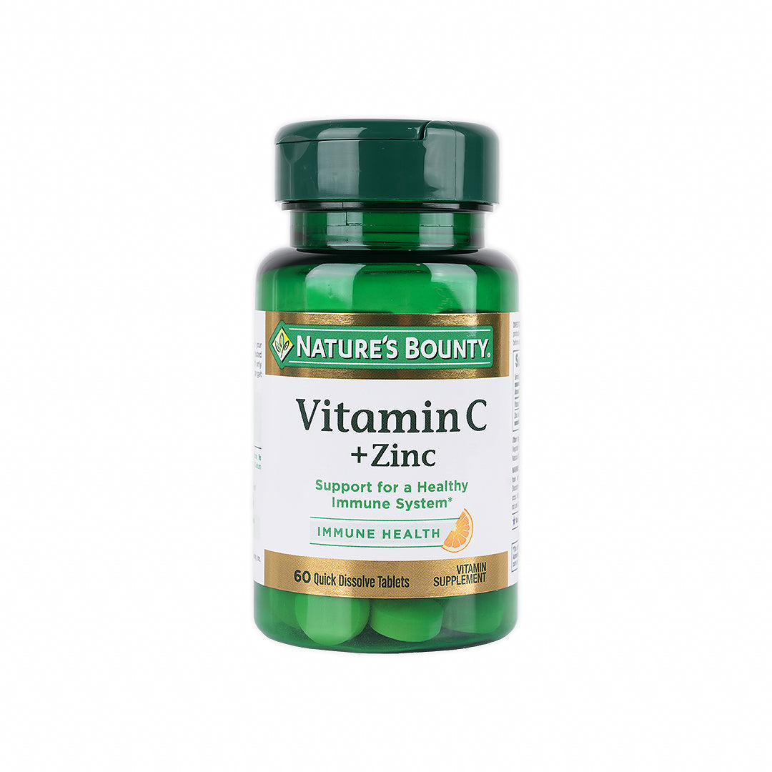 NATURES BOUNTY VIT C+ZINC 60CAP