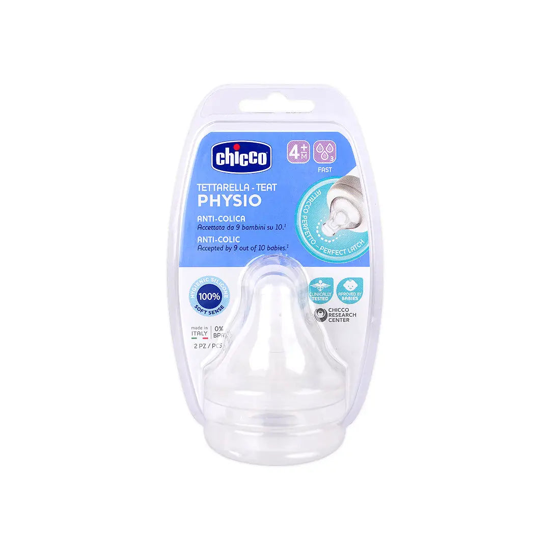 Chicco Tettarella-Teat Physio Anti-Colic (4M+) Fast 2Pcs