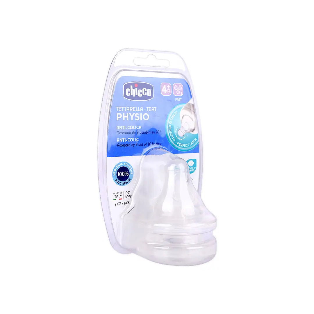 Chicco Tettarella-Teat Physio Anti-Colic (4M+) Fast 2Pcs