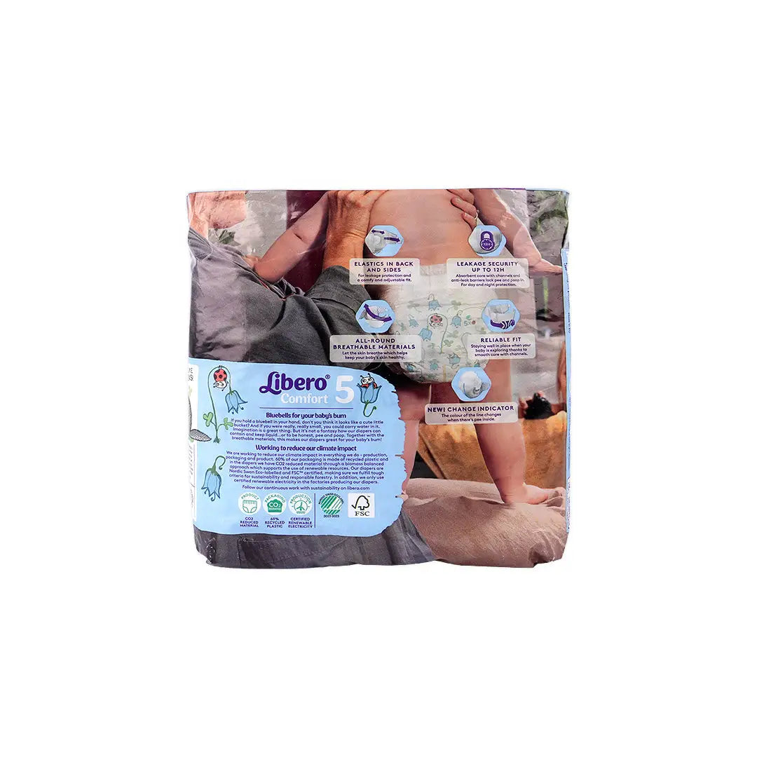 ليبيرو كومفورت رقم 5 (10-14 كجم) 24 قطعة