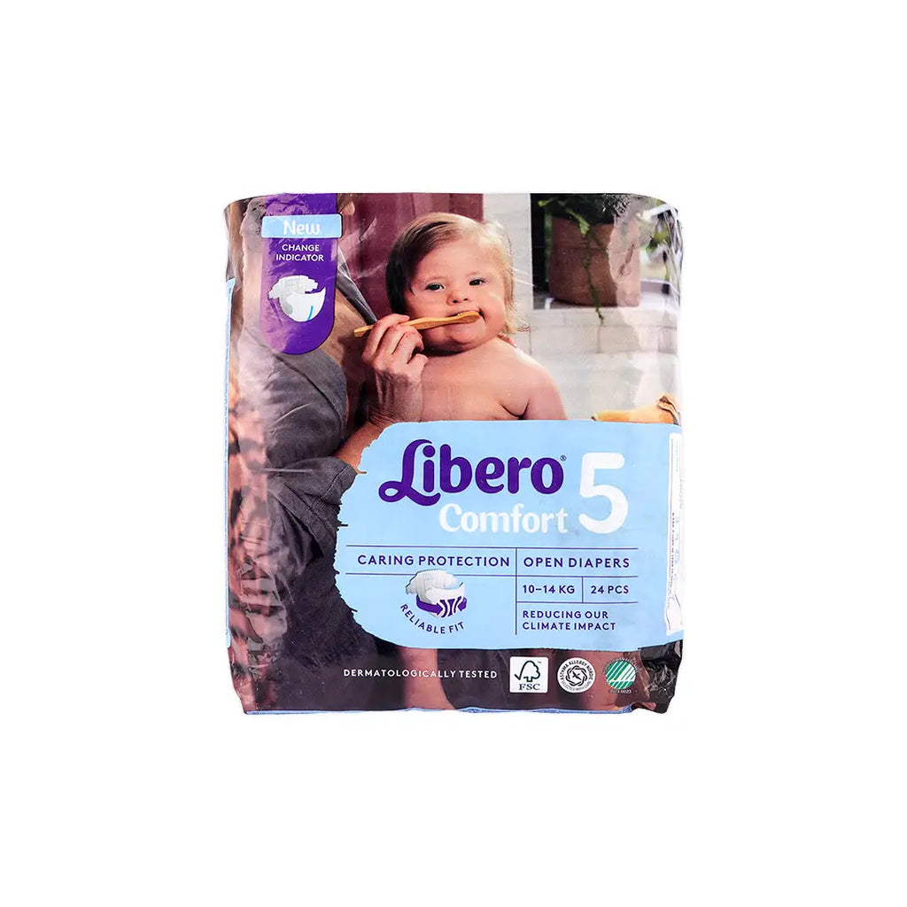 ليبيرو كومفورت رقم 5 (10-14 كجم) 24 قطعة