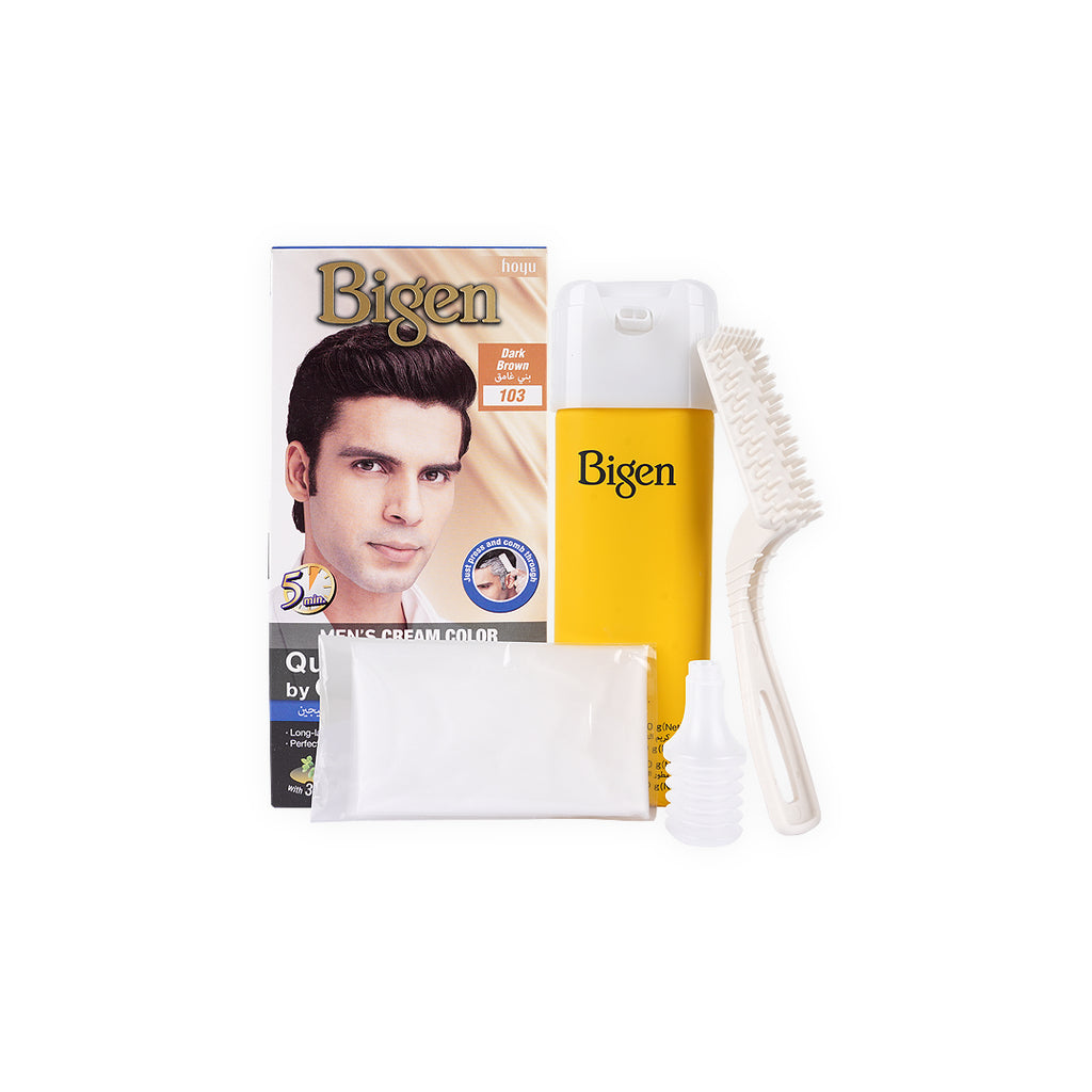 Bigen Mens Hair Cream Color No.103 Dark Brown