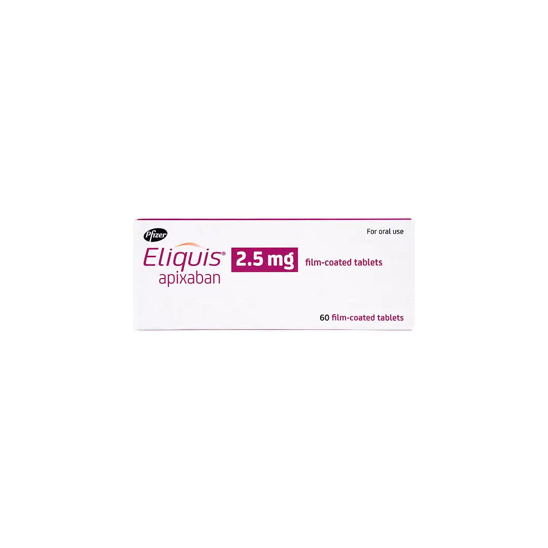 eliquis 2 5mg 60tab