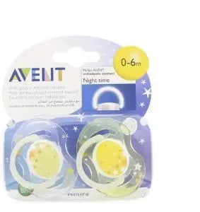Philips Avent Sth Sil 0-6M Night Girl X2-Scf176/28