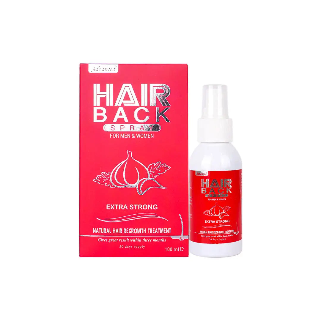 43009-Hair Back Men & Women Extra Strong 100ml +8