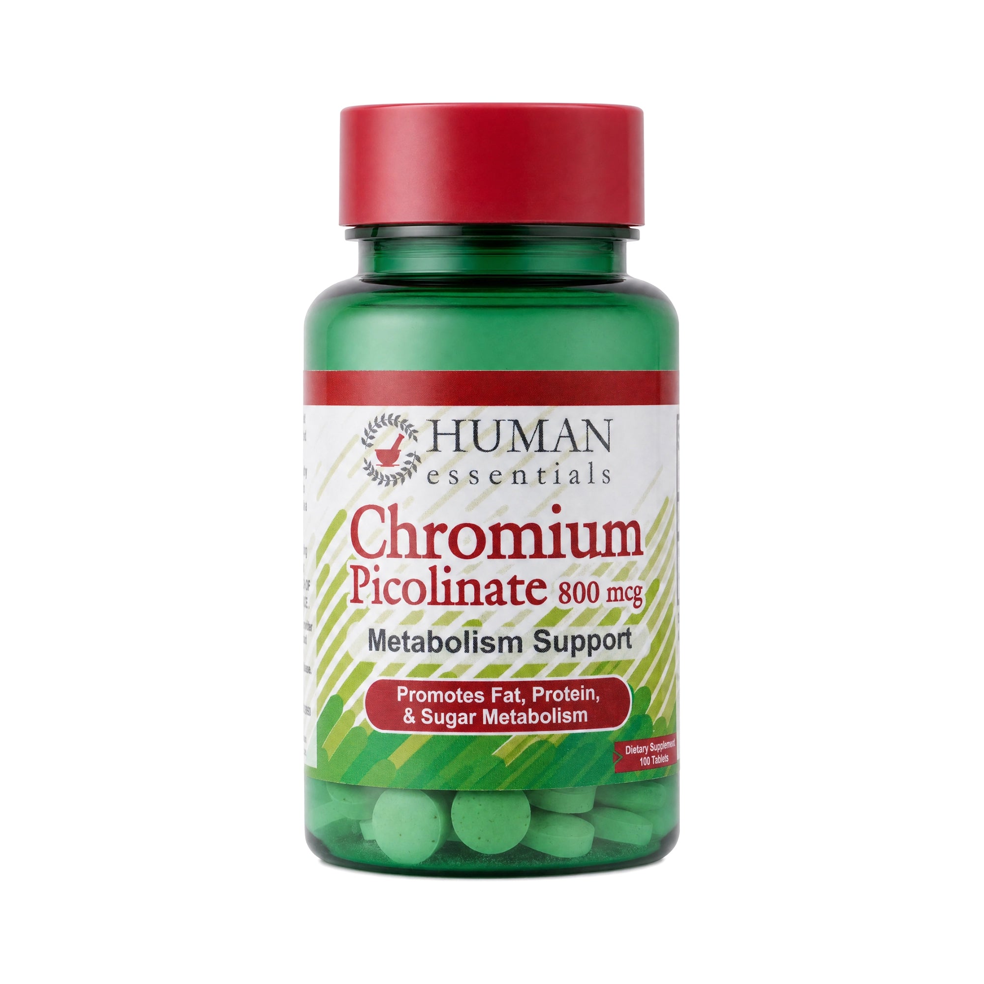 43088-Human Chromium Picolinate 800Mcg 100 Tablets