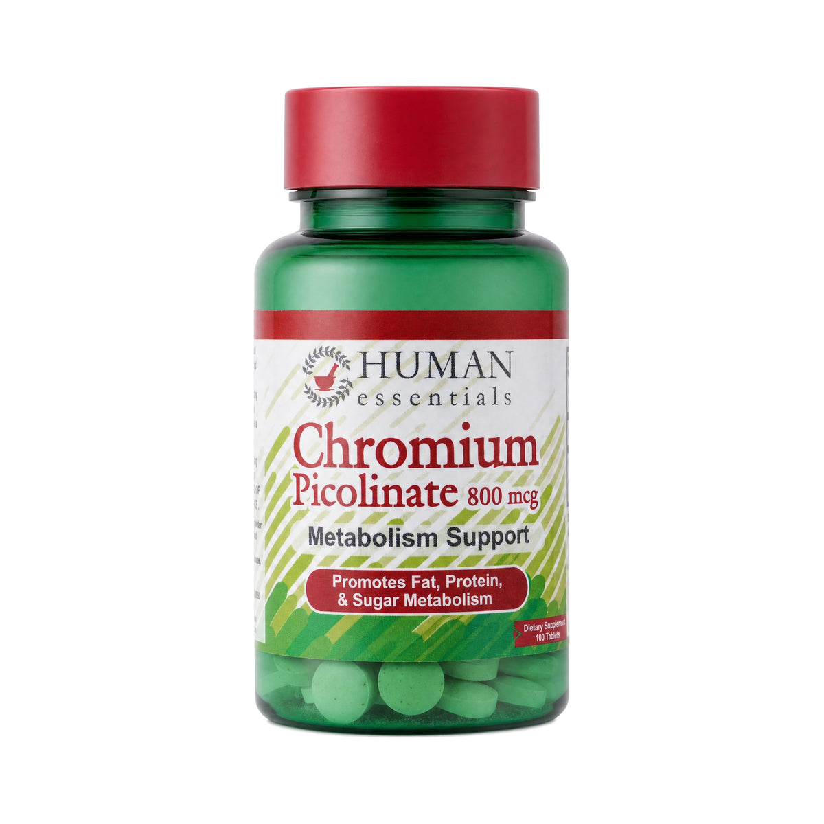 43088-Human Chromium Picolinate 800Mcg 100 Tablets